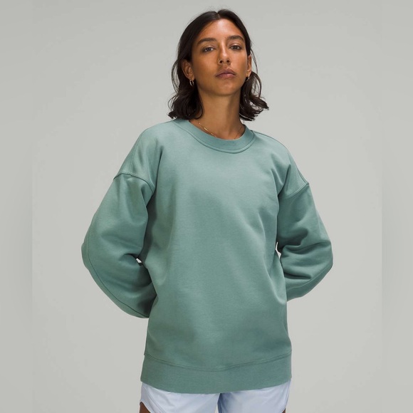 lululemon athletica Sweaters - Lululemon Perfectly Oversized Crew
Tidewater Teal